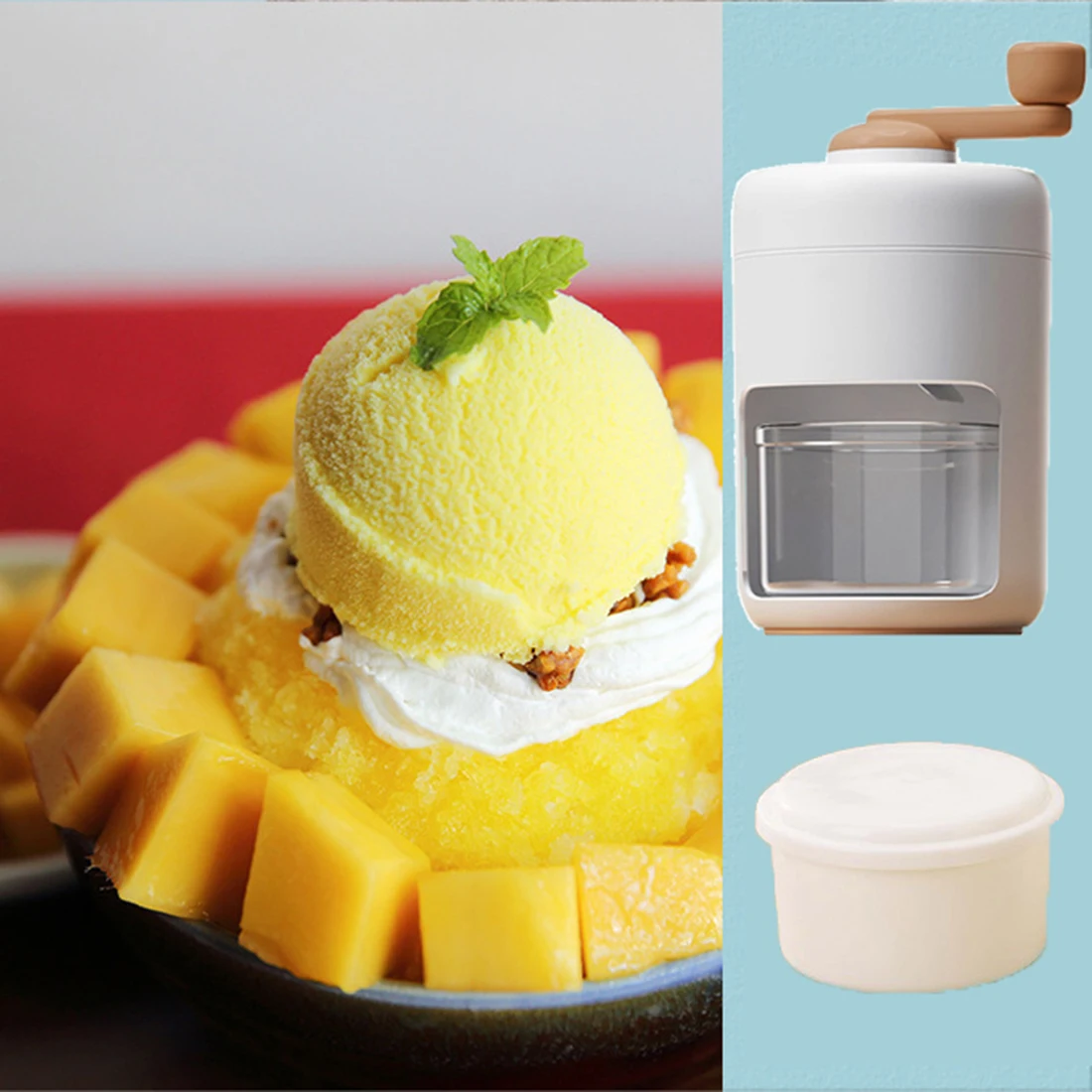 Manual Ice Crusher Smoothies Hail Ice Breaker Fast Ice Crushing Portable Shaved Ice Machine For Kitchen Gadgets Ice Blenders
Manual Ice Crusher Smoothies Hail Ice Breaker Fast Ice Crushing Portable Shaved Ice Machine For Kitchen Gadgets Ice Blenders
