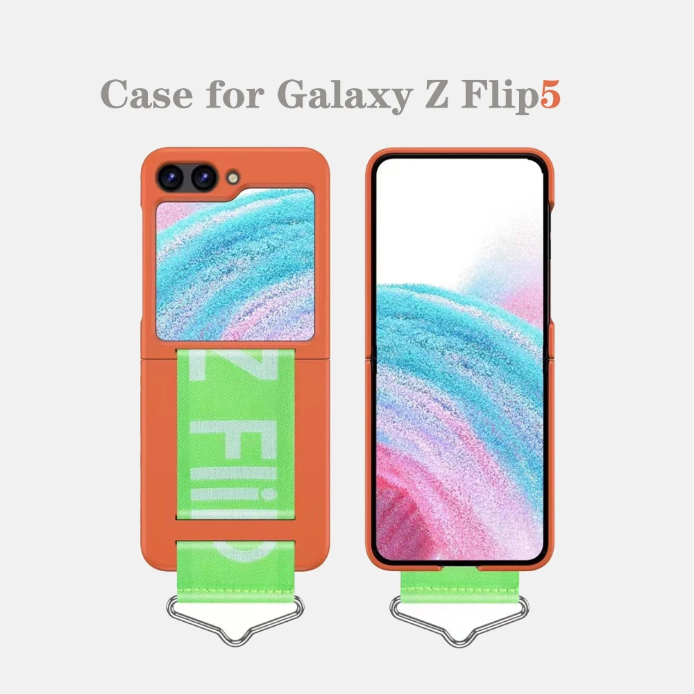 Simple Type Phone Shell for Samsung Zflip5 Wristband Anti-fall Official Galaxy Zflip4 Portable Lanyard Folding Flip3 Couple Case
Simple Type Phone Shell for Samsung Zflip5 Wristband Anti-fall Official Galaxy Zflip4 Portable Lanyard Folding Flip3 Couple Case