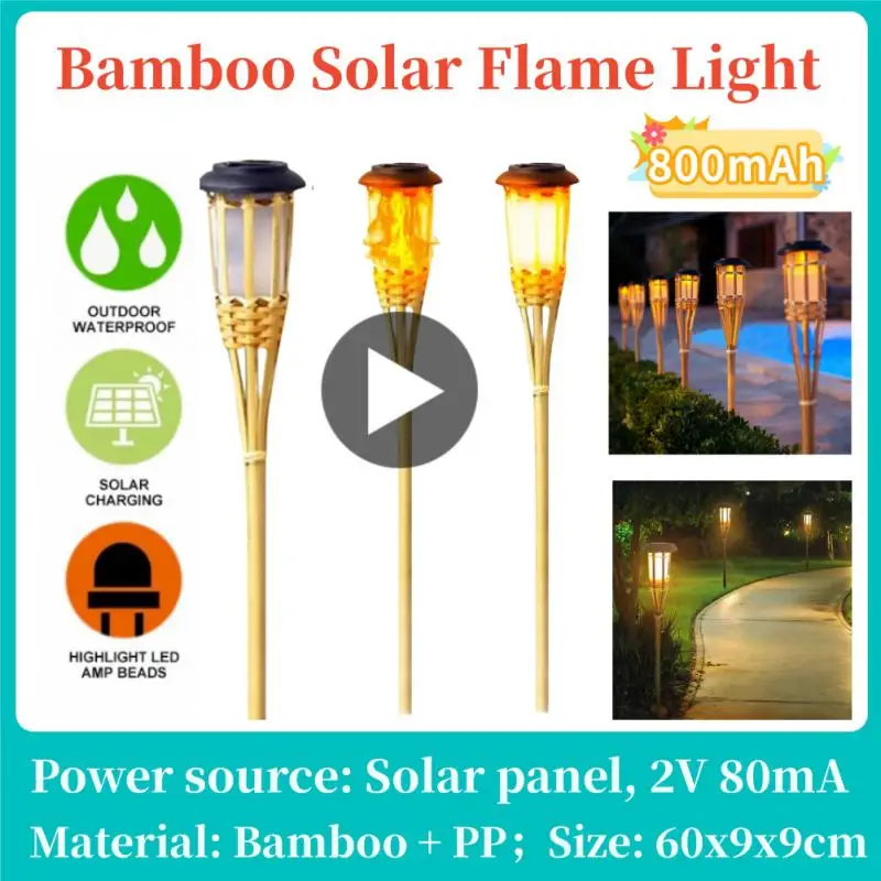 Solar Lamps LED Flame Effect Lamp Handcraft Bamboo Waterproof Garden Lighting Lawn Torches Yard Landscape Outdoor Light
Solar Lamps LED Flame Effect Lamp Handcraft Bamboo Waterproof Garden Lighting Lawn Torches Yard Landscape Outdoor Light