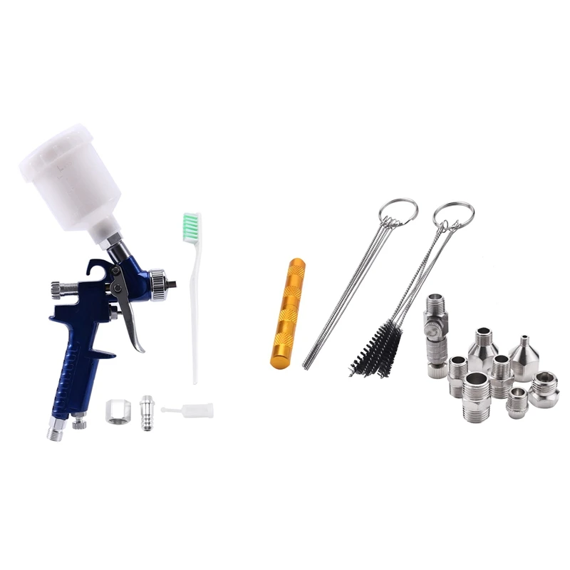 GTBL Nozzle H-2000 Professional HVLP Spray Gun With Airbrush Adapter Set, Airbrush Quick Release Disconnect Fitting Connector
GTBL Nozzle H-2000 Professional HVLP Spray Gun With Airbrush Adapter Set, Airbrush Quick Release Disconnect Fitting Connector