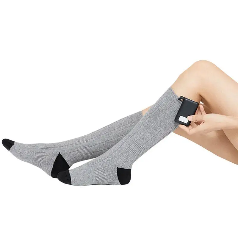 Черные/серые 4000 мА/ч перезаряжаемые греющие носки зимние носки с подогревом с аккумулятором уличные лыжные теплые носки грелки для ног для мужчин и женщин
Черные/серые 4000 мА/ч перезаряжаемые греющие носки зимние носки с подогревом с аккумулятором уличные лыжные теплые носки грелки для ног для мужчин и женщин