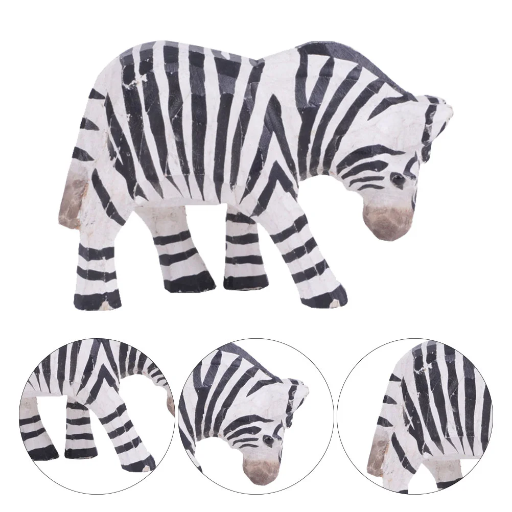 2Pcs Wood Carved Zebra Sculpture Creative Zebra Figurine Adornment Wooden Craft Figurine
2Pcs Wood Carved Zebra Sculpture Creative Zebra Figurine Adornment Wooden Craft Figurine