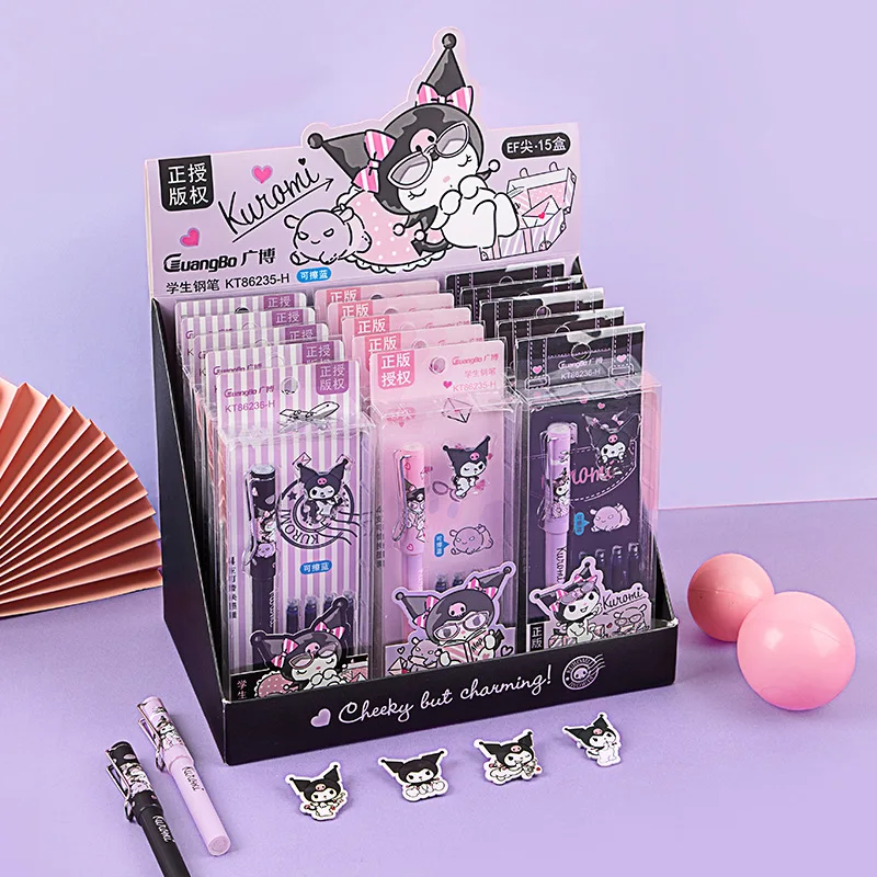 2023 New Sanrio Pen Set Kuromi 140MM Cute EF Tip Replaceable Ink Bag Pen Set Kawaii School Student Stationery
2023 New Sanrio Pen Set Kuromi 140MM Cute EF Tip Replaceable Ink Bag Pen Set Kawaii School Student Stationery
