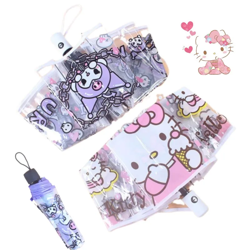 Hello Kitty Kawaii Umbrella Cinnamoroll Portable Folding Umbrella Kuromi Y2K Anime Girl Transparent Doll Print Parasol Kids Gift
Hello Kitty Kawaii Umbrella Cinnamoroll Portable Folding Umbrella Kuromi Y2K Anime Girl Transparent Doll Print Parasol Kids Gift