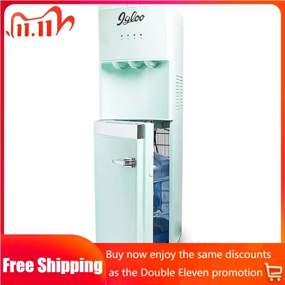 Retro Bottom Load Water Cooler Dispenser Cold or Room-Temperature Water Hot Holds 3 or 5 Gallon Bottles Electric Water Dispenser
Retro Bottom Load Water Cooler Dispenser Cold or Room-Temperature Water Hot Holds 3 or 5 Gallon Bottles Electric Water Dispenser