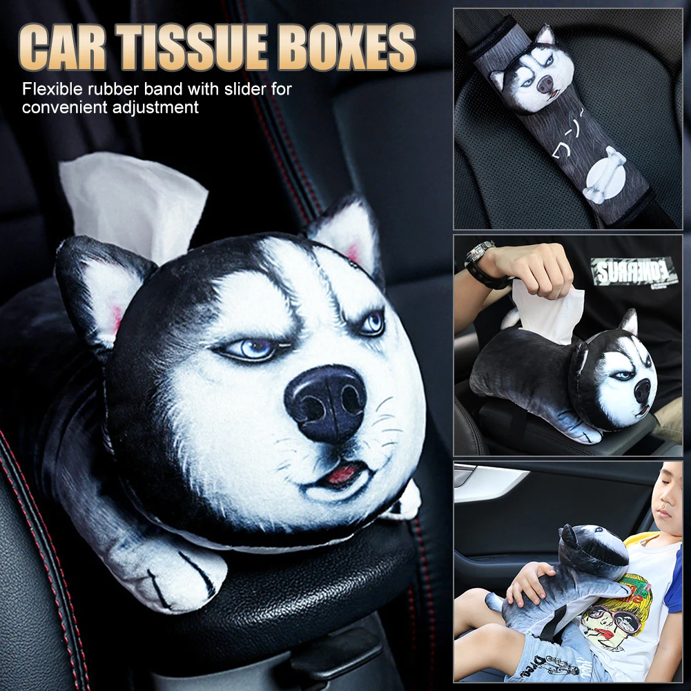 Car Headrest Neck Rest Auto Neck Pillow Cartoon Husky Seat Belt Shoulder Pad Tissue Box Interior Accessories for Women
Car Headrest Neck Rest Auto Neck Pillow Cartoon Husky Seat Belt Shoulder Pad Tissue Box Interior Accessories for Women