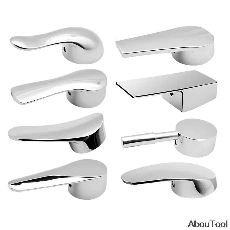 Bathroom Replacement Faucet Handle Chrome Plated Taps Accessories for 35mm/40mm Cartridge Spool Faucet Single Metal Lever Handle
Bathroom Replacement Faucet Handle Chrome Plated Taps Accessories for 35mm/40mm Cartridge Spool Faucet Single Metal Lever Handle