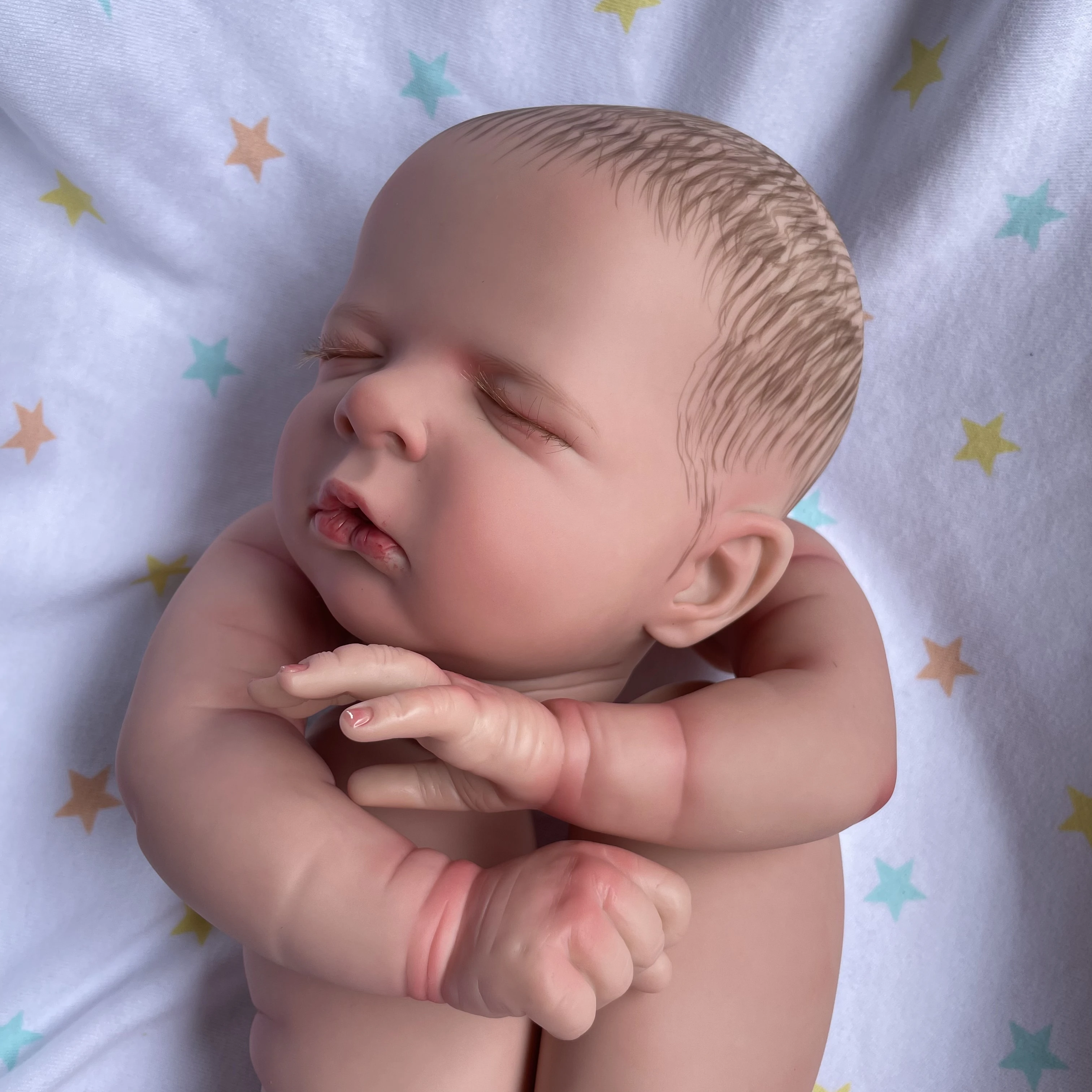 3D Painted Reborn Baby Kit Luisa 21 Inches With Painting Hair and Eyelashes Unassembled DIY Doll Parts
3D Painted Reborn Baby Kit Luisa 21 Inches With Painting Hair and Eyelashes Unassembled DIY Doll Parts