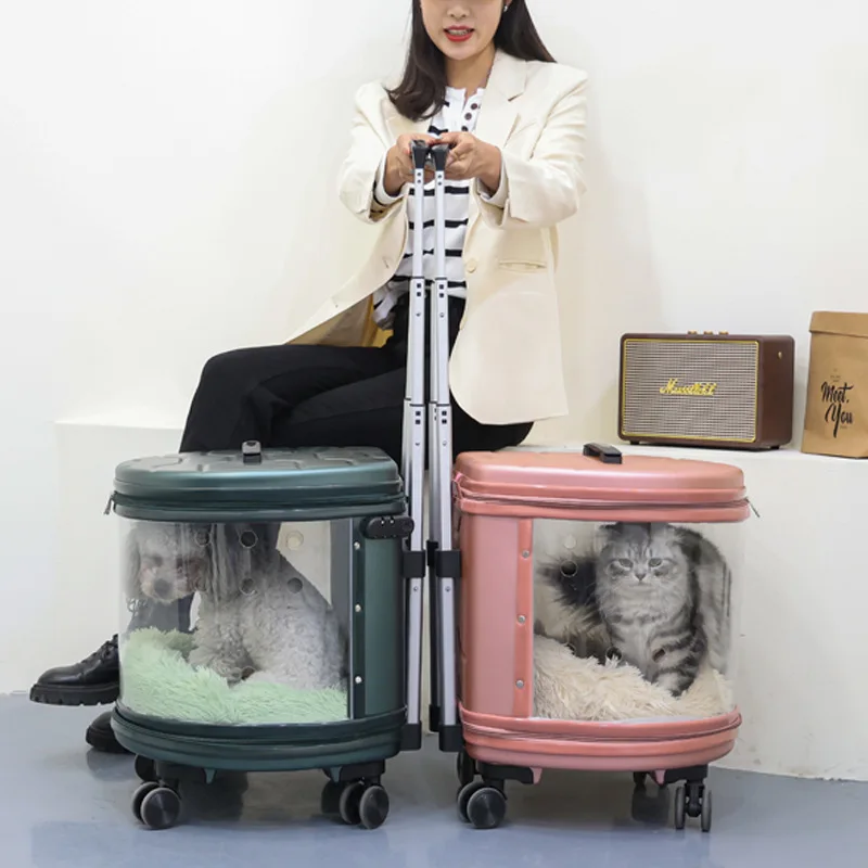 Cat Carrier Pet Trolley Case Dog Travel Transport Bag Transparent Wide View Handbag Outing Portable Fashion Backpack Bubble Box
Cat Carrier Pet Trolley Case Dog Travel Transport Bag Transparent Wide View Handbag Outing Portable Fashion Backpack Bubble Box