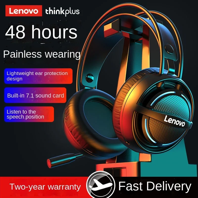 Lenovo High Quality Wired Headset 7.1 Stereo RGB Ear Gaming Headphone With Mic Noise Canceling USB/3.5mm Earphone Gaming Headset
Lenovo High Quality Wired Headset 7.1 Stereo RGB Ear Gaming Headphone With Mic Noise Canceling USB/3.5mm Earphone Gaming Headset