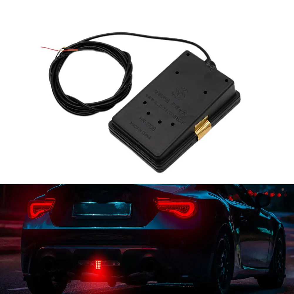 

F1 Style 15LED Rear Third Strobe Flashing Tail Brake Stop Light Brake Light Universal ABS Car Lights Signal Lamp Car Accessories