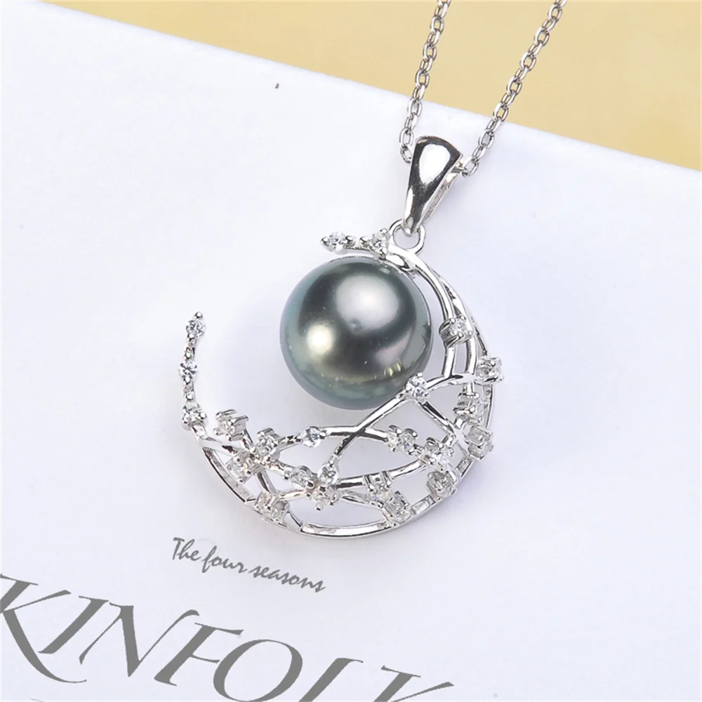 S925 Sterling Silver Pearl Pendant Mountings, Charm Findings, Pendant Settings Jewelry Parts Fittings Women Accessories
S925 Sterling Silver Pearl Pendant Mountings, Charm Findings, Pendant Settings Jewelry Parts Fittings Women Accessories
