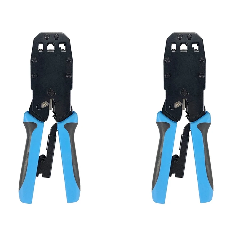 2X RJ45 Network Crimper 10P 8P 6P 4P Crimping Tools Stripper For RJ45 RJ11 RJ12 RJ50 Connector Ethernet Cable
2X RJ45 Network Crimper 10P 8P 6P 4P Crimping Tools Stripper For RJ45 RJ11 RJ12 RJ50 Connector Ethernet Cable