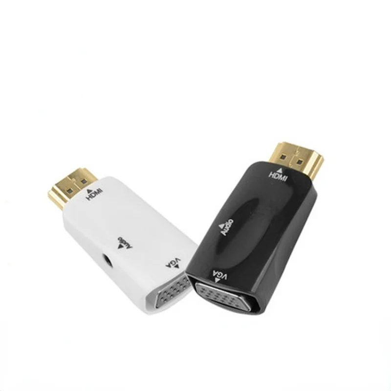 Male To Female HDMI-compatible To VGA Adapter HD 1080P Audio Cable Converter for PC Laptop TV Box Computer Display Projector
Male To Female HDMI-compatible To VGA Adapter HD 1080P Audio Cable Converter for PC Laptop TV Box Computer Display Projector