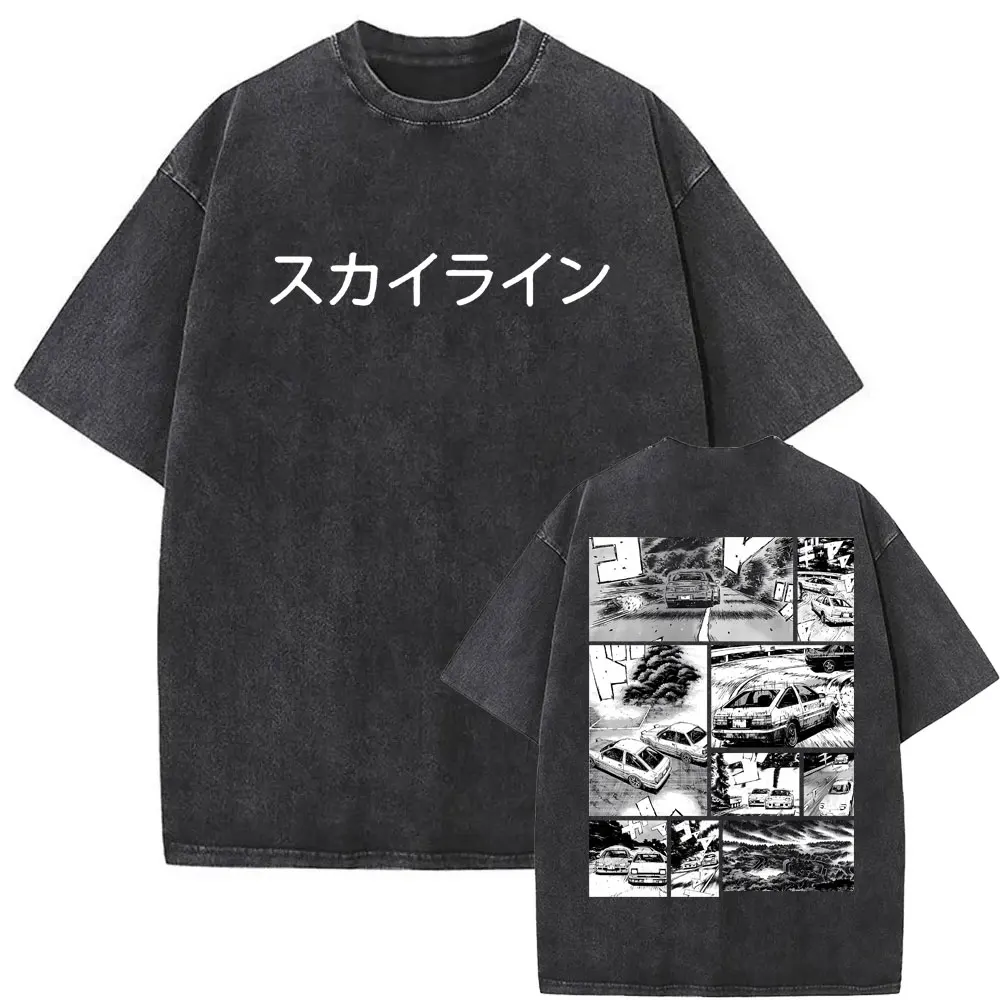 Male Washed Vintage Initial D AE86 Drift Print Tshirt RX7 R34 Skyline GTR JDM T-shirt Men Women's Anime Manga Oversized T Shirts
Male Washed Vintage Initial D AE86 Drift Print Tshirt RX7 R34 Skyline GTR JDM T-shirt Men Women's Anime Manga Oversized T Shirts