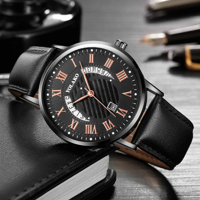 Men Luxury Brand Calendar Leather Quartz Watch Analog Male Fashion Casual Sprots Wristwatch Relogio Masculino Clock 2020 Hot
Men Luxury Brand Calendar Leather Quartz Watch Analog Male Fashion Casual Sprots Wristwatch Relogio Masculino Clock 2020 Hot