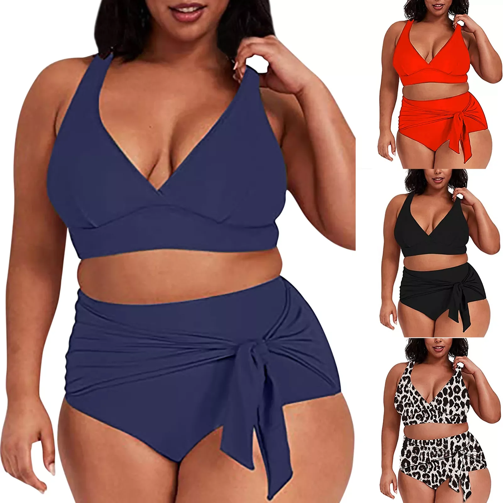 NEW IN 2022 Plu-s Size Swimwear for Women Swimsuit Bathing Suits Two-piece High Waist Push Up Bikini Set Sexy Separate Stylish
NEW IN 2022 Plu-s Size Swimwear for Women Swimsuit Bathing Suits Two-piece High Waist Push Up Bikini Set Sexy Separate Stylish