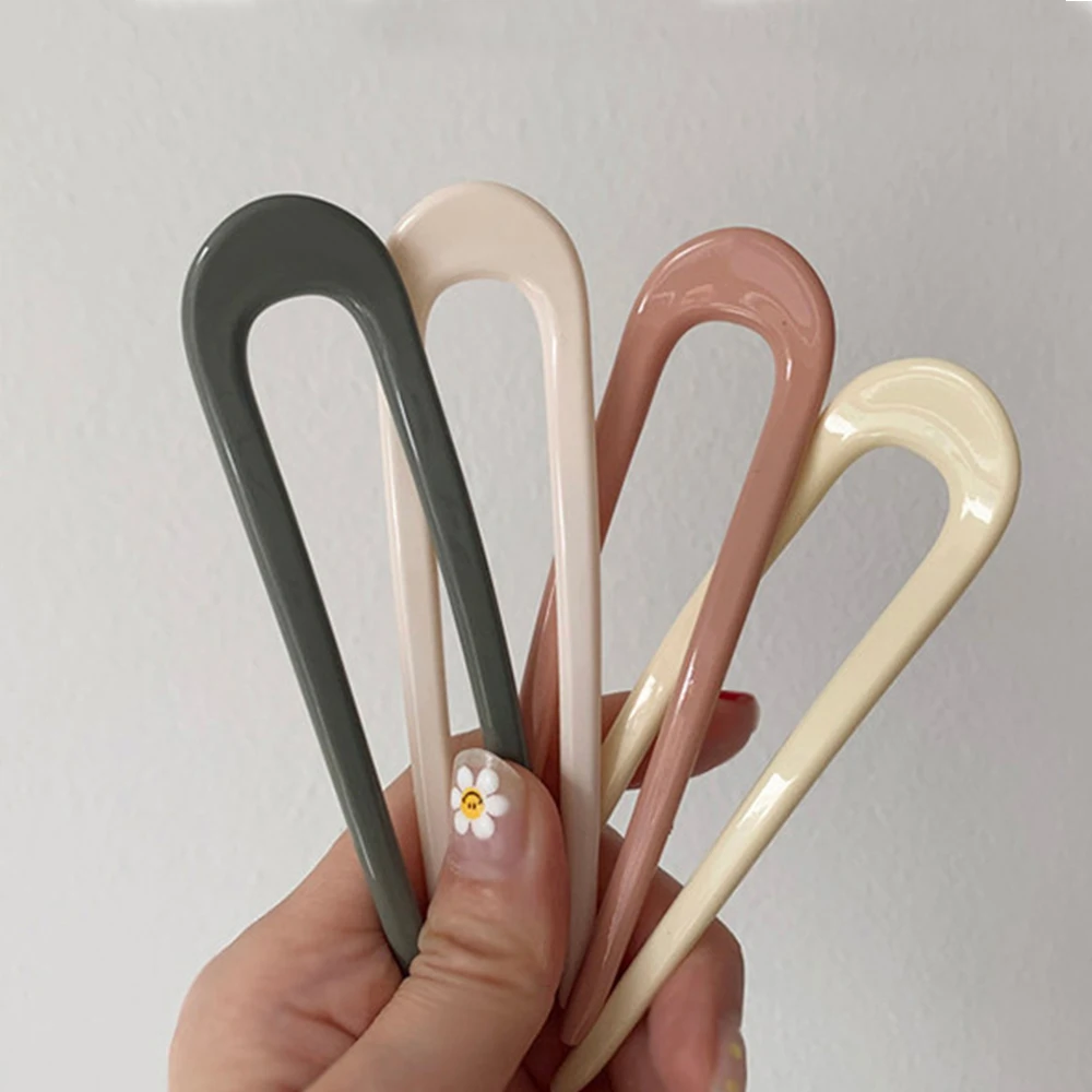 New Korean Elegance Vintage Multicolor Geometric U-shaped Acrylic Fork Hairpins for Women Hair Accessories
New Korean Elegance Vintage Multicolor Geometric U-shaped Acrylic Fork Hairpins for Women Hair Accessories