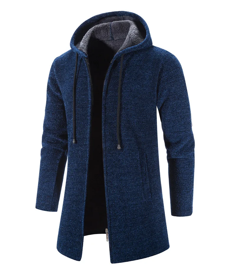 2023 Autumn Winter Cashmere Men's Cardigan Hooded Fleece Knitting Sweaters Coat Male Warm Cardigan Thick Windbreaker Jackets
2023 Autumn Winter Cashmere Men's Cardigan Hooded Fleece Knitting Sweaters Coat Male Warm Cardigan Thick Windbreaker Jackets