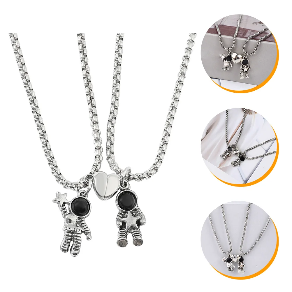 2pcs Necklaces Couple Neck Decor Mutual Attraction Necklaces Mutual Necklace Pendant for Festival Men
2pcs Necklaces Couple Neck Decor Mutual Attraction Necklaces Mutual Necklace Pendant for Festival Men