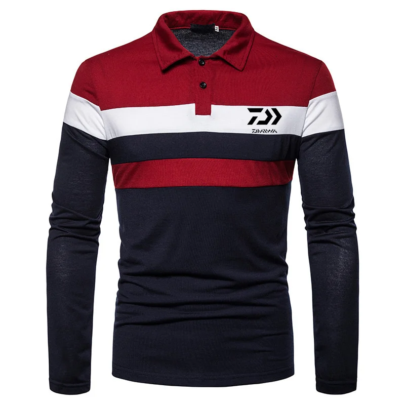 2023 DAIWA Fashion Men's Polo Shirt Long Sleeve Polo Shirt Contrast Color Polo New Clothes Four Seasons Street Casual Men's Tops
2023 DAIWA Fashion Men's Polo Shirt Long Sleeve Polo Shirt Contrast Color Polo New Clothes Four Seasons Street Casual Men's Tops