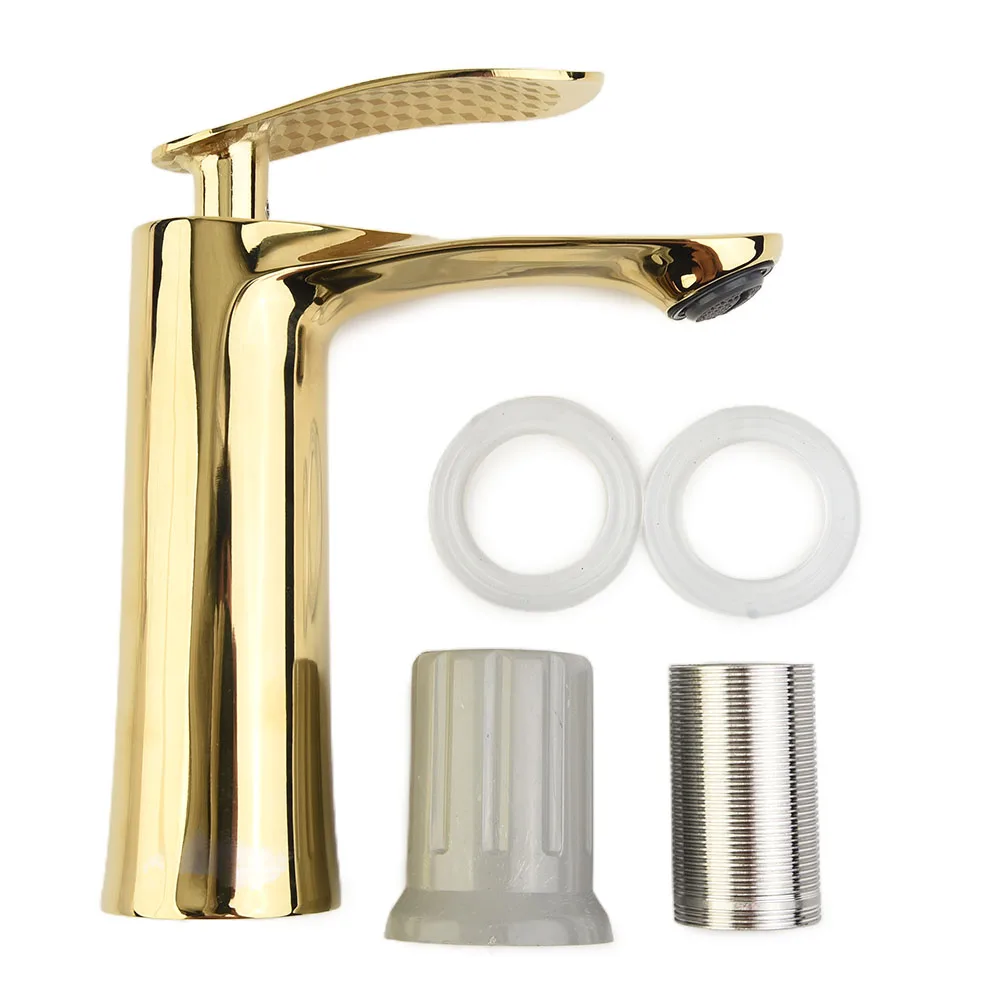 Gold Brass Wash Basin Faucet Sink Faucet Cold And Hot Water Faucet Single Handle Sink Mixer Tap Kitchen Bathroom Faucet
Gold Brass Wash Basin Faucet Sink Faucet Cold And Hot Water Faucet Single Handle Sink Mixer Tap Kitchen Bathroom Faucet