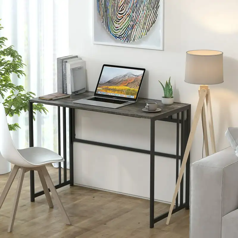 Folding Desk Console Table Corner Desk for Home Office Small Spaces - Oak Table Height adjustable desk Computer stand Desk white
Folding Desk Console Table Corner Desk for Home Office Small Spaces - Oak Table Height adjustable desk Computer stand Desk white