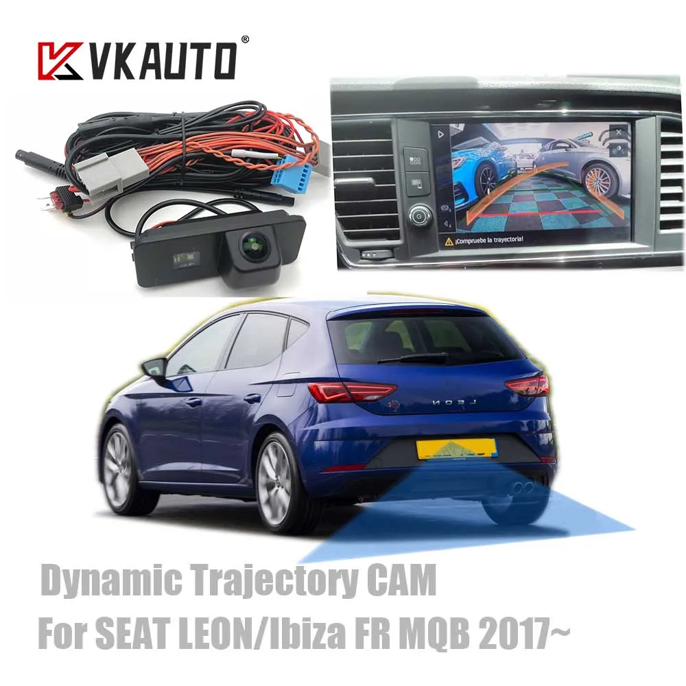 VKAUTO Canbus динамическая траектория камера для SEAT LEON/Ibiza FR CUPRA MQB 2017 ~ 2021 парковочная
