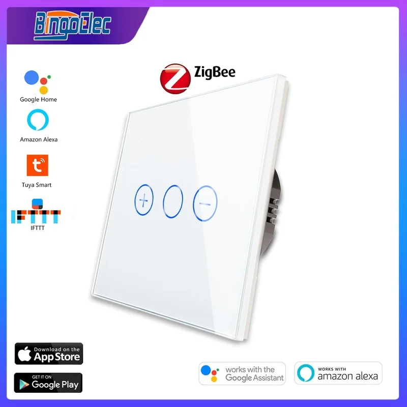 Bingoelec Zigbee Light Dimmer Smart Switch EU Russia Sensor Switches LED Crystal Glass Touch Dimmers Home Improvement
Bingoelec Zigbee Light Dimmer Smart Switch EU Russia Sensor Switches LED Crystal Glass Touch Dimmers Home Improvement