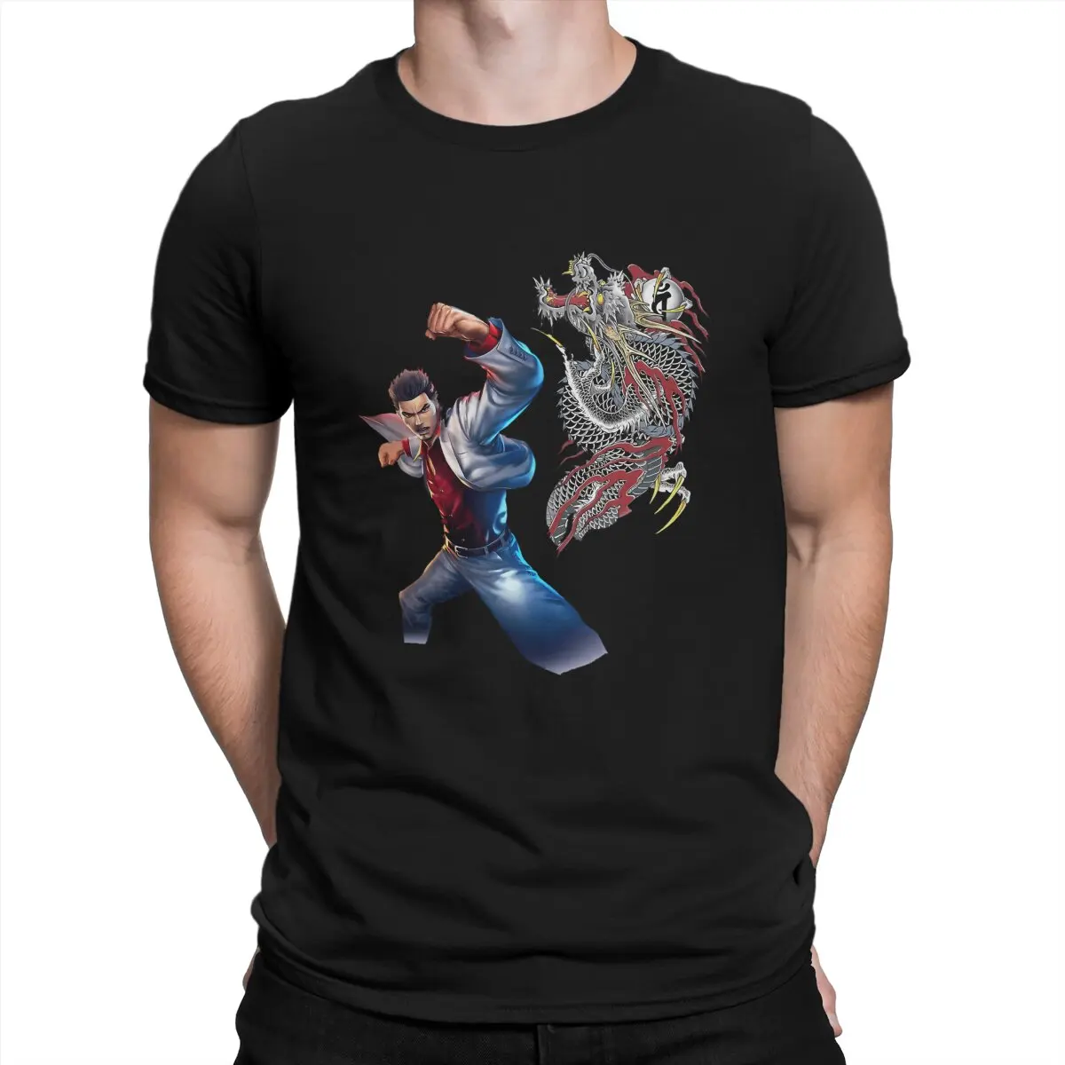 Dragon Men TShirt Yakuza Kiwami Dragon Crewneck Short Sleeve 100% Cotton T Shirt Funny Top Quality Birthday Gifts
Dragon Men TShirt Yakuza Kiwami Dragon Crewneck Short Sleeve 100% Cotton T Shirt Funny Top Quality Birthday Gifts