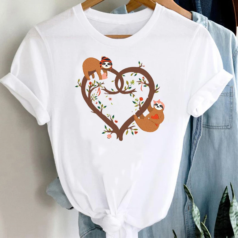 2022 Female Fashion Trend Print T-shirts Women Cartoon T Shirt Stylish Short Sleeve Sloth Coffee Funny Graphic Top T-shirt
2022 Female Fashion Trend Print T-shirts Women Cartoon T Shirt Stylish Short Sleeve Sloth Coffee Funny Graphic Top T-shirt