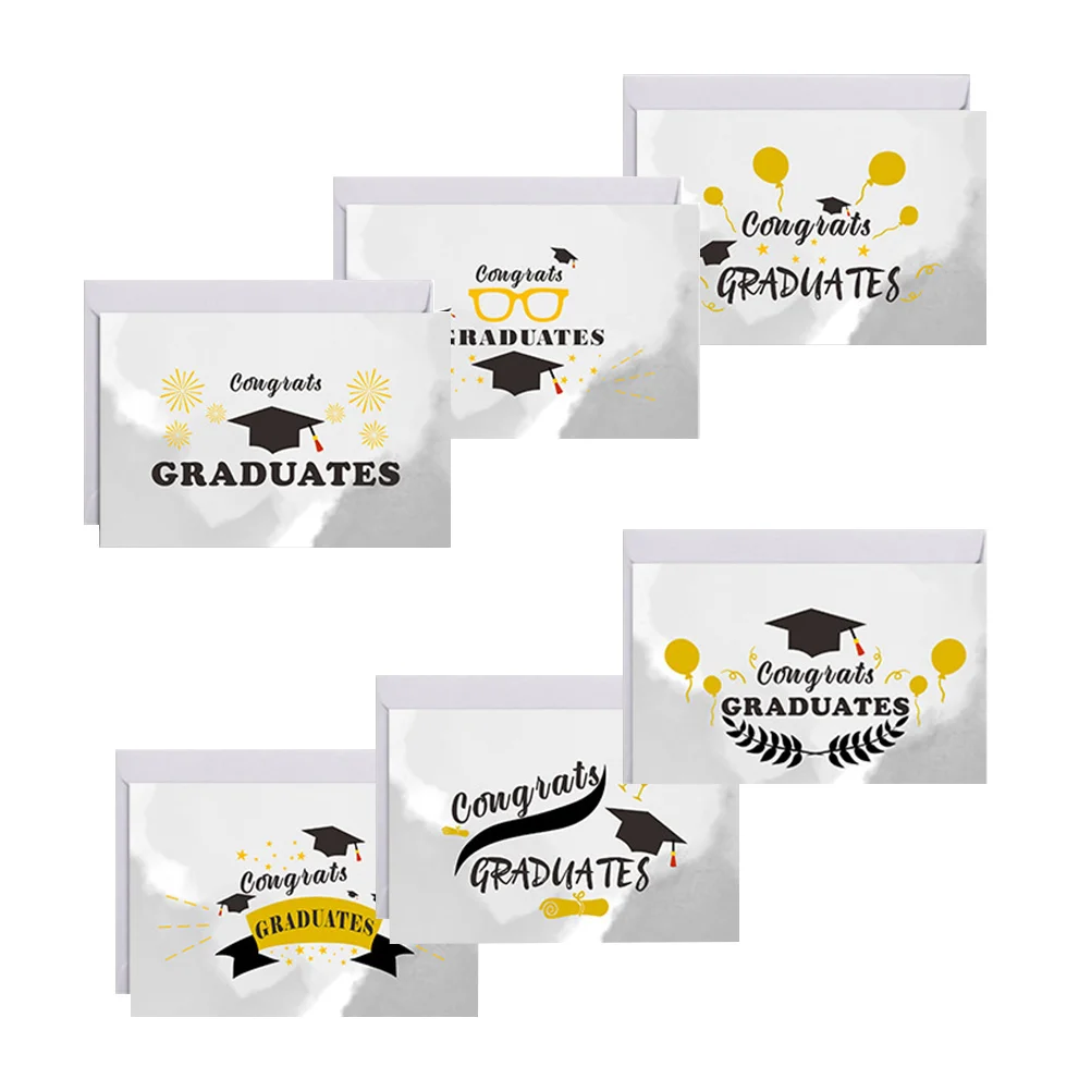 1 Set Graduation Greeting Cards Graduation Themed Cards Exquisite Greeting Cards Congrats Cards for Graduation Party Friends
1 Set Graduation Greeting Cards Graduation Themed Cards Exquisite Greeting Cards Congrats Cards for Graduation Party Friends