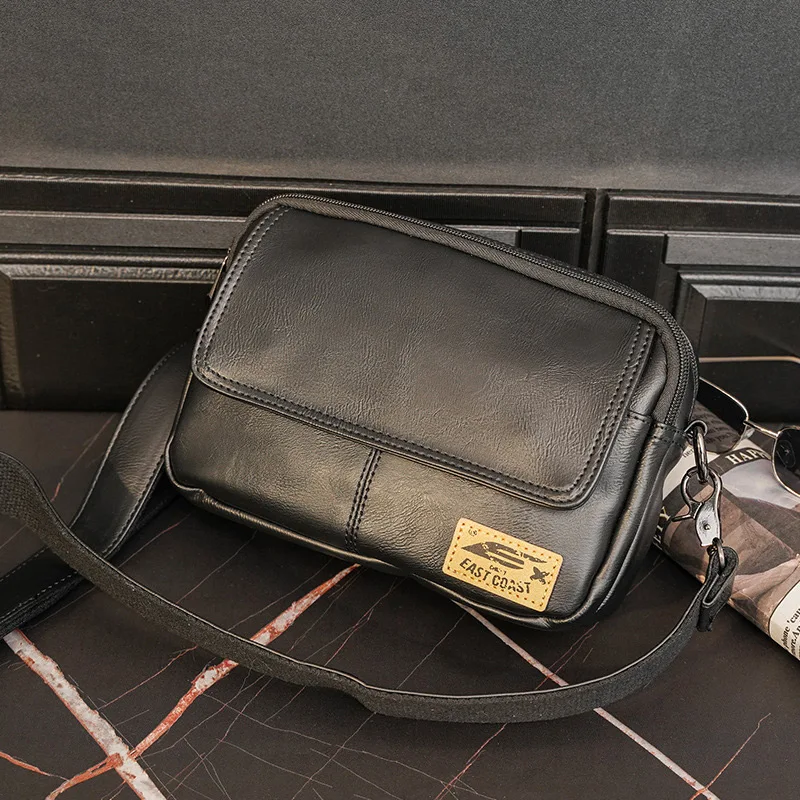 New Men's Korean Fashion Leisure Sports Bag Quality Leather Satchel Youth Square Retro Shoulder Bag Advanced Mail Bag
New Men's Korean Fashion Leisure Sports Bag Quality Leather Satchel Youth Square Retro Shoulder Bag Advanced Mail Bag