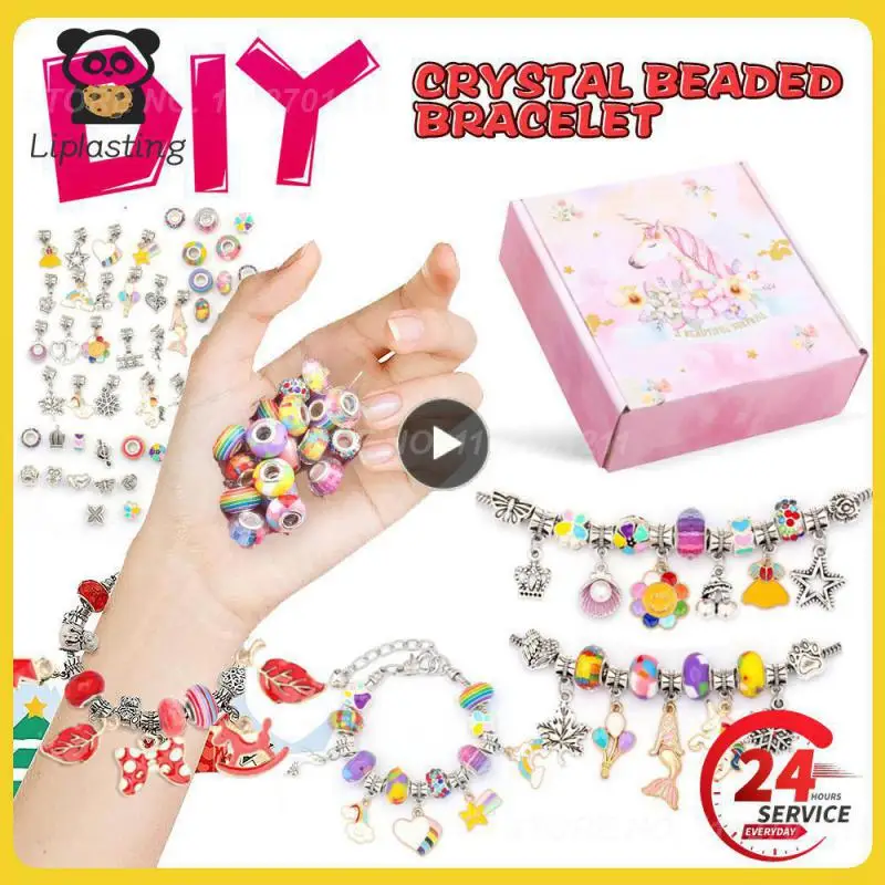 DIY Crystal Bracelet Set Girls Crystal Jewelry Bracelet Making Kit Pendant Ornament for Girls Arts Craft Toy Birthday Xmas Gifts
DIY Crystal Bracelet Set Girls Crystal Jewelry Bracelet Making Kit Pendant Ornament for Girls Arts Craft Toy Birthday Xmas Gifts
