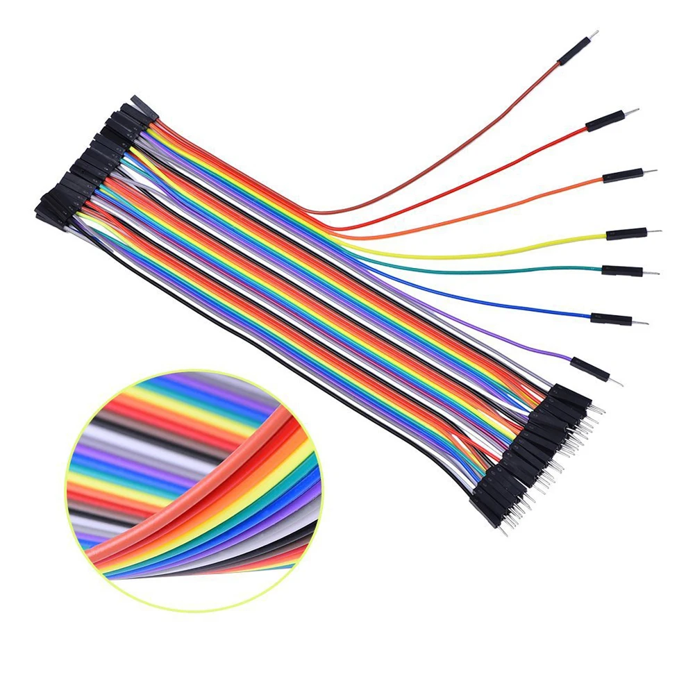

40PIN Cable Line 10cm 20cm 30cm 40cm Female to Female Male to Female Male to Male Jumper Wire Cable For PCB Arduino DIY KIT