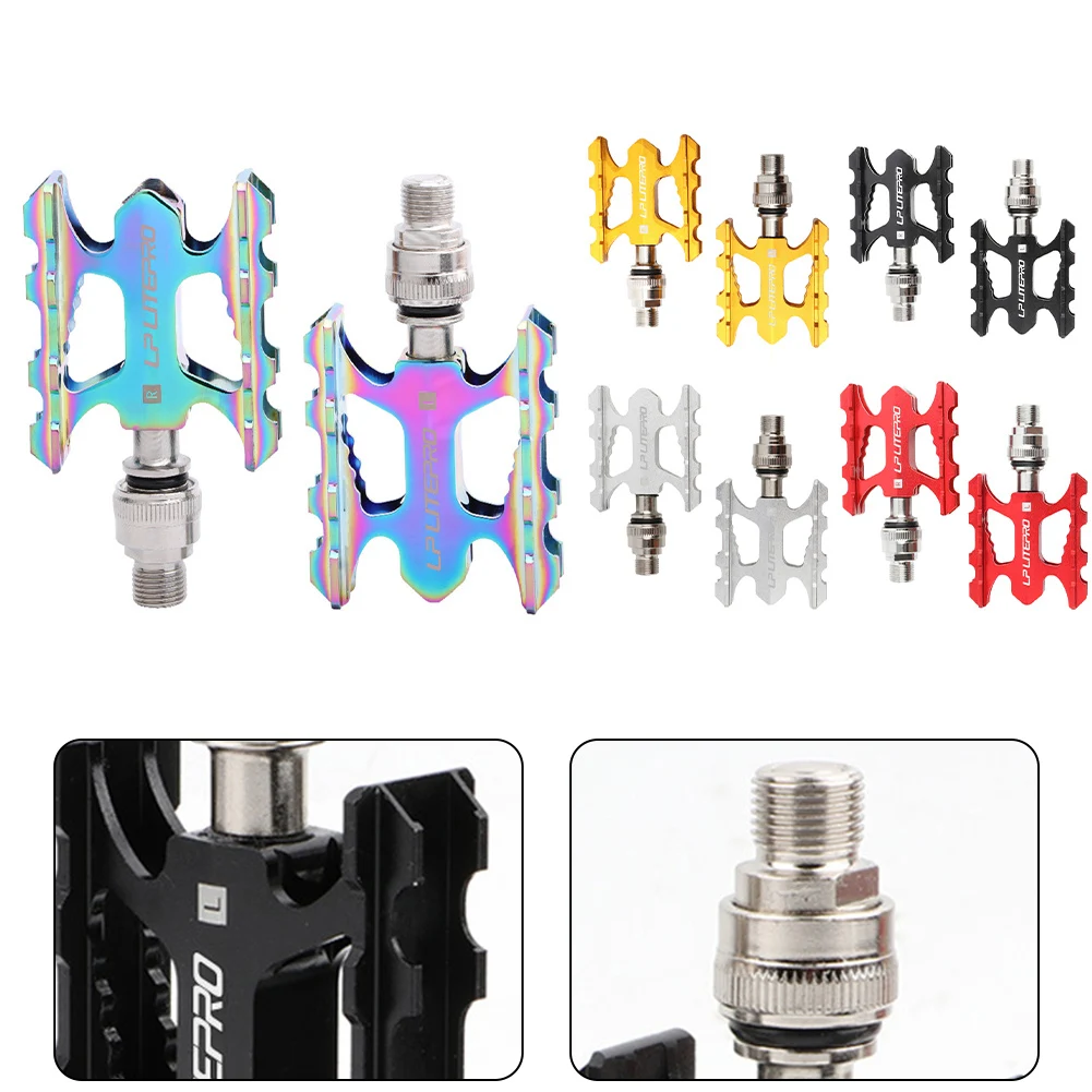 Ultralight Bike Pedal Non-Slip DU SealedBearing Quick Release Type FootPress Aluminum Alloy + Chromium Molybdenum Steel
Ultralight Bike Pedal Non-Slip DU SealedBearing Quick Release Type FootPress Aluminum Alloy + Chromium Molybdenum Steel