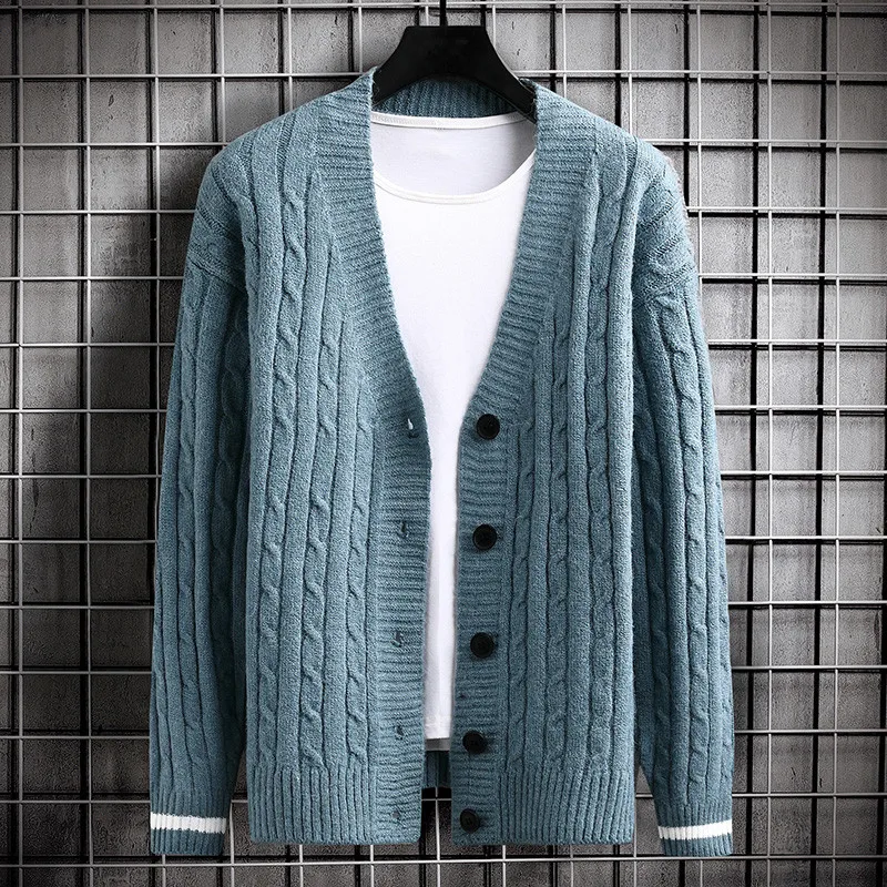 2022 Causal Men's Cardigan Knitted Autumn Sweatercoat Single Sweater Clothing Fit Slim Solid Men Cardigan Breasted Color Mens
2022 Causal Men's Cardigan Knitted Autumn Sweatercoat Single Sweater Clothing Fit Slim Solid Men Cardigan Breasted Color Mens