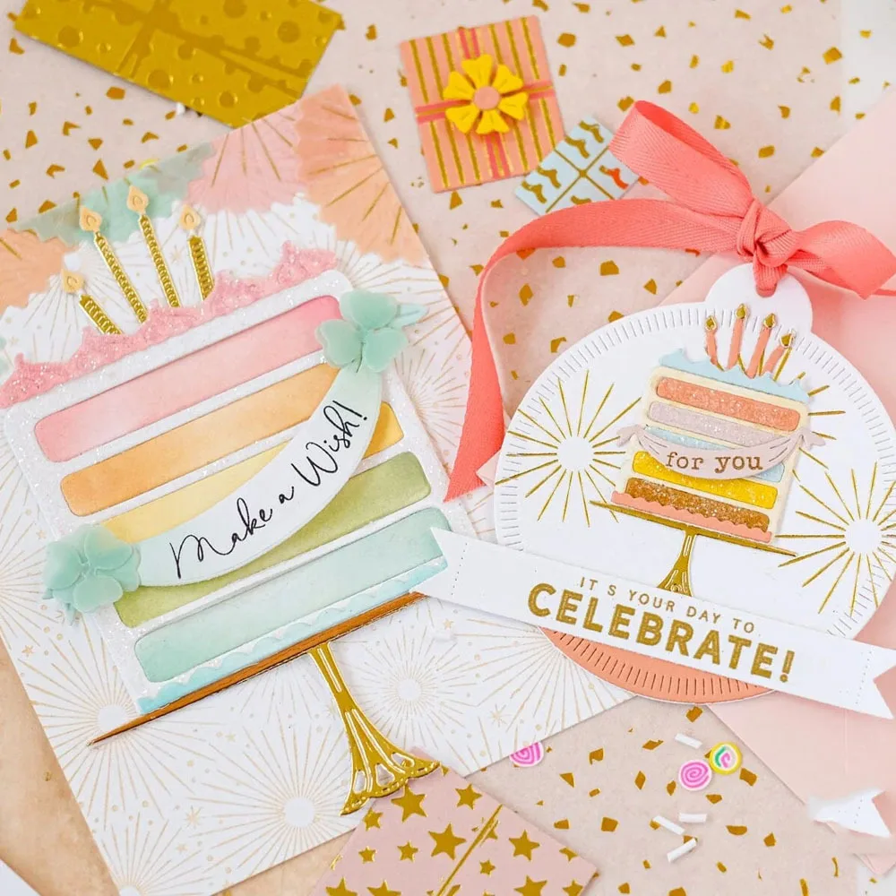 Metal Cutting Die 2023 Scrapbooking Birthday Cake Stencils Christmas DIY Craft Die for Paper Card Decor
Metal Cutting Die 2023 Scrapbooking Birthday Cake Stencils Christmas DIY Craft Die for Paper Card Decor
