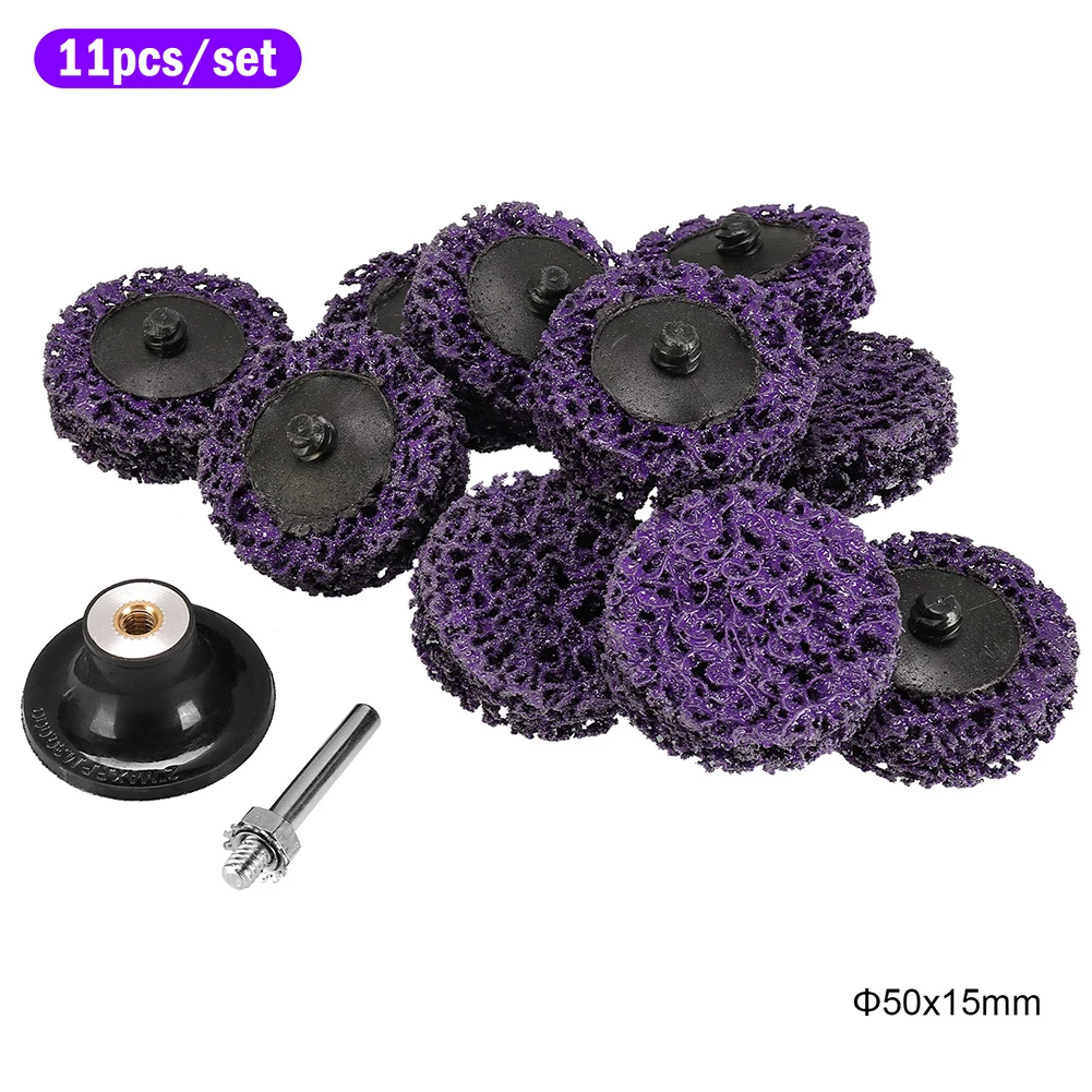 11pcs/Set 2 Inch Stripping Disc Grinder Wheel Paint Rust Clean Remover For Wood Metal Fiberglass Work Angle Grinder Accessories
11pcs/Set 2 Inch Stripping Disc Grinder Wheel Paint Rust Clean Remover For Wood Metal Fiberglass Work Angle Grinder Accessories