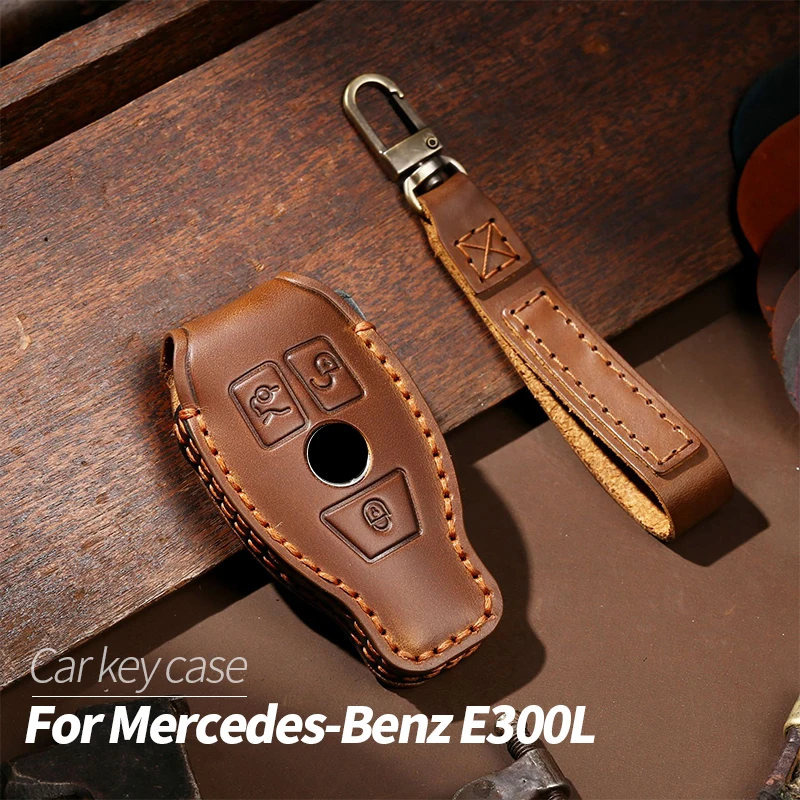 Car Key Box Cover Shell Buckle Suitable For Mercedes-Benz E300L Fashionable Retro Styleunique Style Cowhide Bag Case Keyring
Car Key Box Cover Shell Buckle Suitable For Mercedes-Benz E300L Fashionable Retro Styleunique Style Cowhide Bag Case Keyring