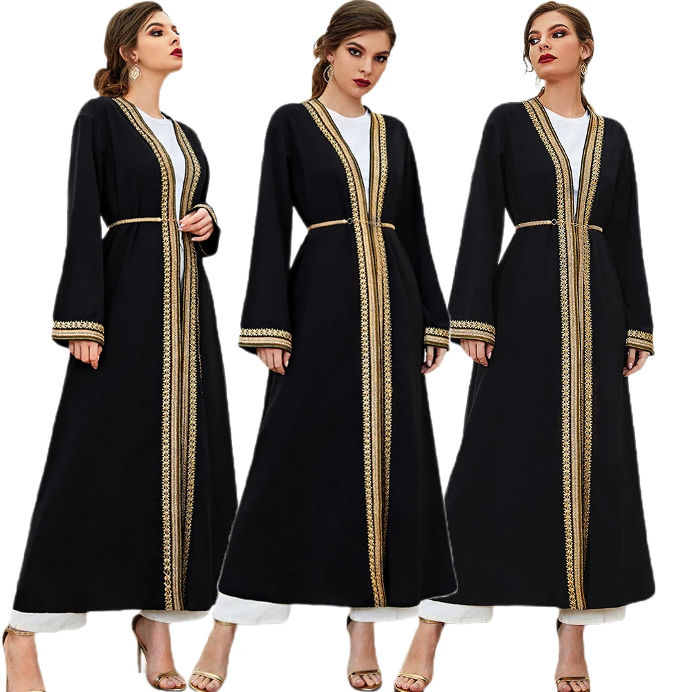 2022 New Embroidery Simple Style Dubai For Women Muslim Dress Kimono Open Abaya Ramadan Arabic Islamic Long Sleeve Clothing Gown
2022 New Embroidery Simple Style Dubai For Women Muslim Dress Kimono Open Abaya Ramadan Arabic Islamic Long Sleeve Clothing Gown