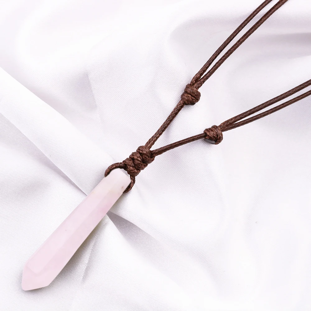 10Pcs/Lot Natural Stone 2*0.4in Hexagonal Column Stone Adjustable Necklaces Fashion Jewelry for Men Women
10Pcs/Lot Natural Stone 2*0.4in Hexagonal Column Stone Adjustable Necklaces Fashion Jewelry for Men Women