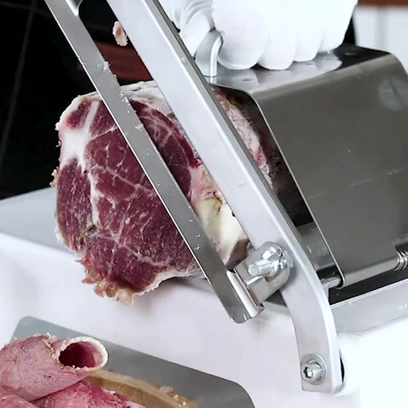 Manual Freeze Meat Slicer, Stainless Steel Meat Cutter Beef Mutton Roll Meat Food Slicer Slicing Machine For Home
Manual Freeze Meat Slicer, Stainless Steel Meat Cutter Beef Mutton Roll Meat Food Slicer Slicing Machine For Home