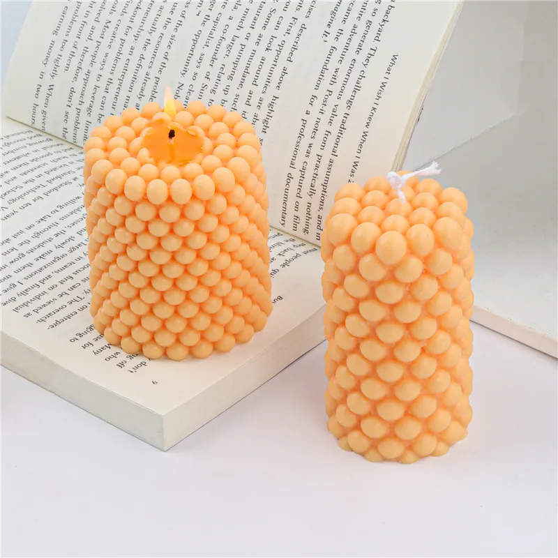 3D Bubble Cylindrical Silicone Candle Mold Geometric Scented DIY Craft Mould Form For Candle Making Tools Aromaterapy Resin Mold
3D Bubble Cylindrical Silicone Candle Mold Geometric Scented DIY Craft Mould Form For Candle Making Tools Aromaterapy Resin Mold