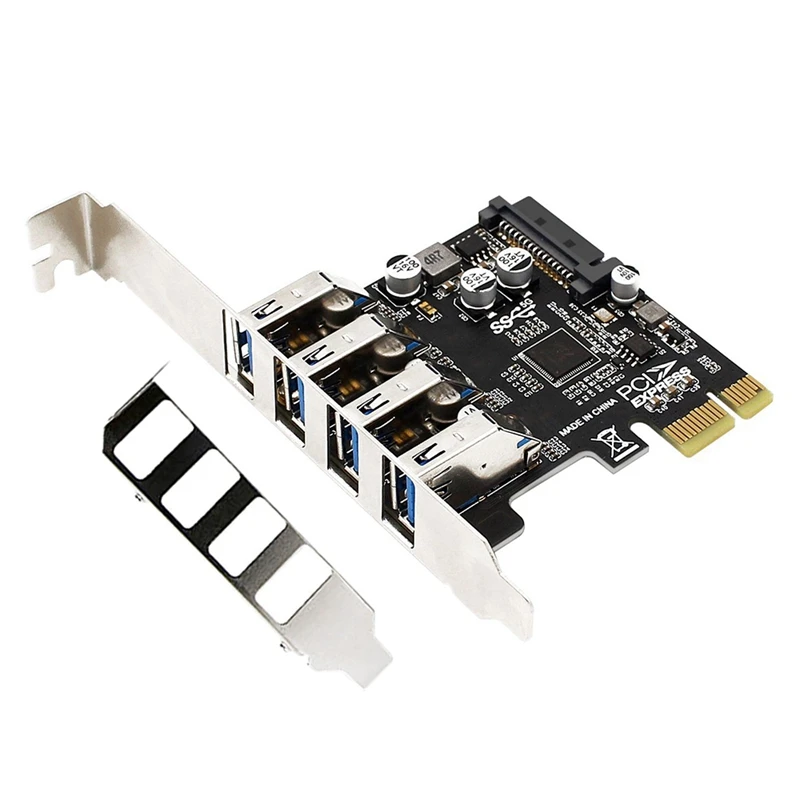 PCIe to USB3.0 Expansion Card 4-Port 2U/4U Chassis Dual Power Supply 5Gbps Rate Support Pci-E X1 X4 X8 X16 Interface
PCIe to USB3.0 Expansion Card 4-Port 2U/4U Chassis Dual Power Supply 5Gbps Rate Support Pci-E X1 X4 X8 X16 Interface