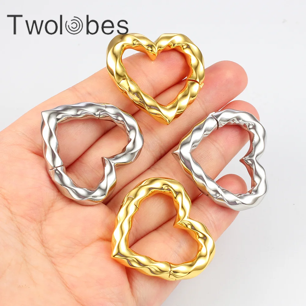 Towlobes 2PCS Heart Ear Weights Hangers 316 Stainless Steel For Stretched Lobe Piercing Women Body Jewelry Gauges Tunnels
Towlobes 2PCS Heart Ear Weights Hangers 316 Stainless Steel For Stretched Lobe Piercing Women Body Jewelry Gauges Tunnels