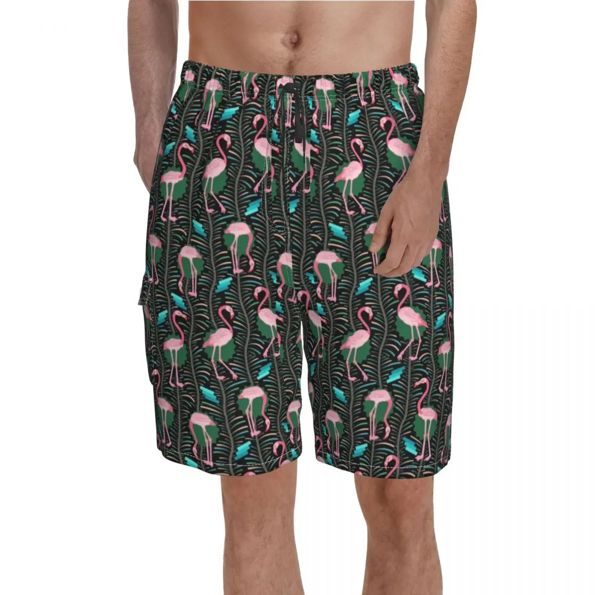 Pink Flamingo Birds Board Shorts Geometric Art Beach Shorts Hot Sale Male Comfortable Custom Swimming Trunks Plus Size 2XL
Pink Flamingo Birds Board Shorts Geometric Art Beach Shorts Hot Sale Male Comfortable Custom Swimming Trunks Plus Size 2XL