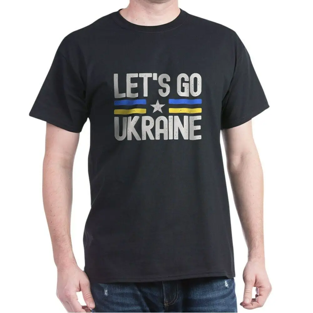 Let's Go Ukraine Flag Men T-Shirt Short Sleeve Casual O-Neck 100% Cotton T Shirt Size S-3XL
Let's Go Ukraine Flag Men T-Shirt Short Sleeve Casual O-Neck 100% Cotton T Shirt Size S-3XL