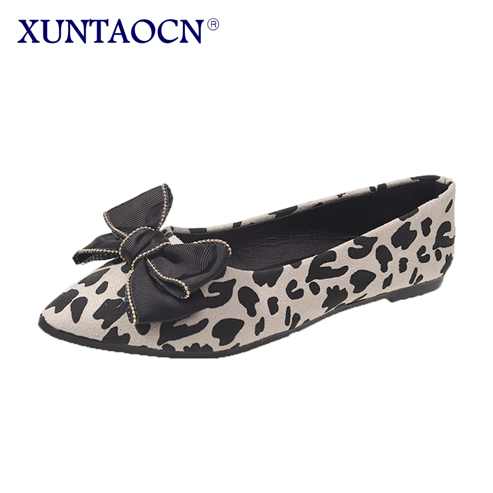 Leopard print single shoe 2023 spring new pointed bow soft soled women's shoes comfortable everything goes with flat ladle shoes
Leopard print single shoe 2023 spring new pointed bow soft soled women's shoes comfortable everything goes with flat ladle shoes