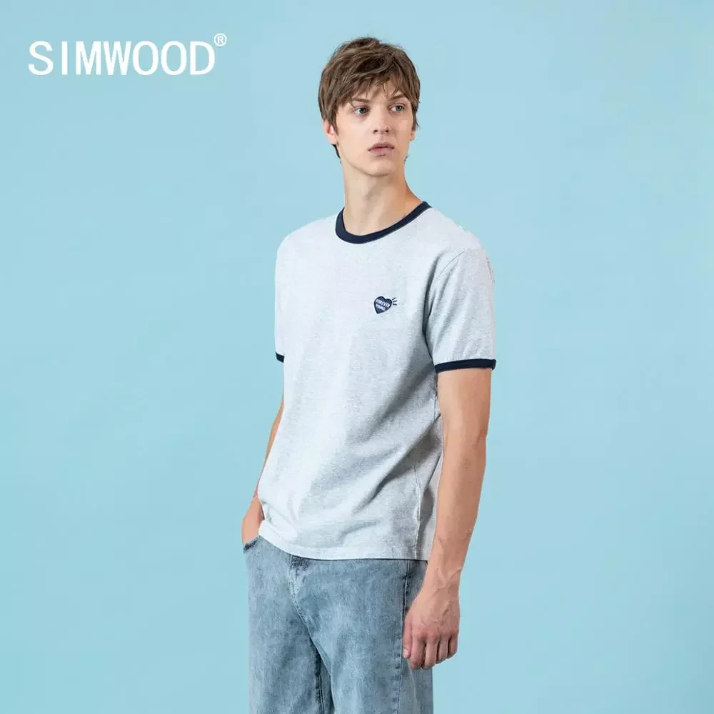 2023NEW 2022 summer new t-shirt men fashion contrast color tops plus size high quality embroidered 100% cotton tees SJ120610
2023NEW 2022 summer new t-shirt men fashion contrast color tops plus size high quality embroidered 100% cotton tees SJ120610